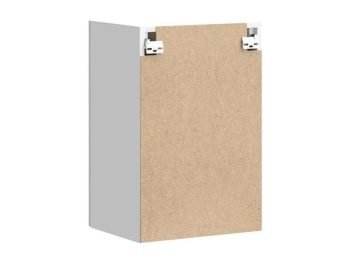 Armoire murale de cuisine Lucca blanc bois d'ingénierie
