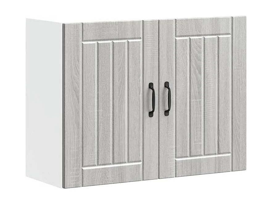 Armoire murale de cuisine Lucca sonoma gris bois ingénierie