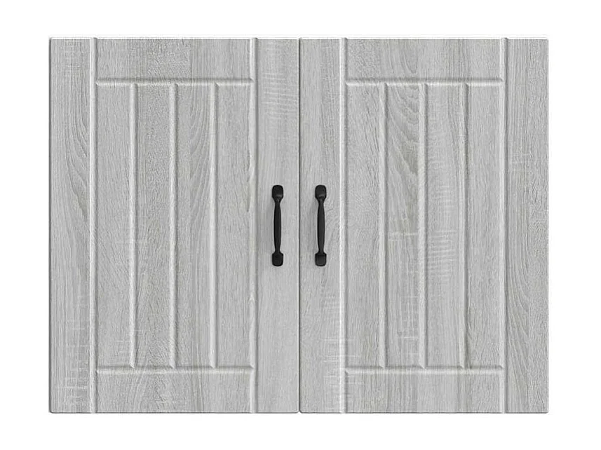 Armoire murale de cuisine Lucca sonoma gris bois ingénierie