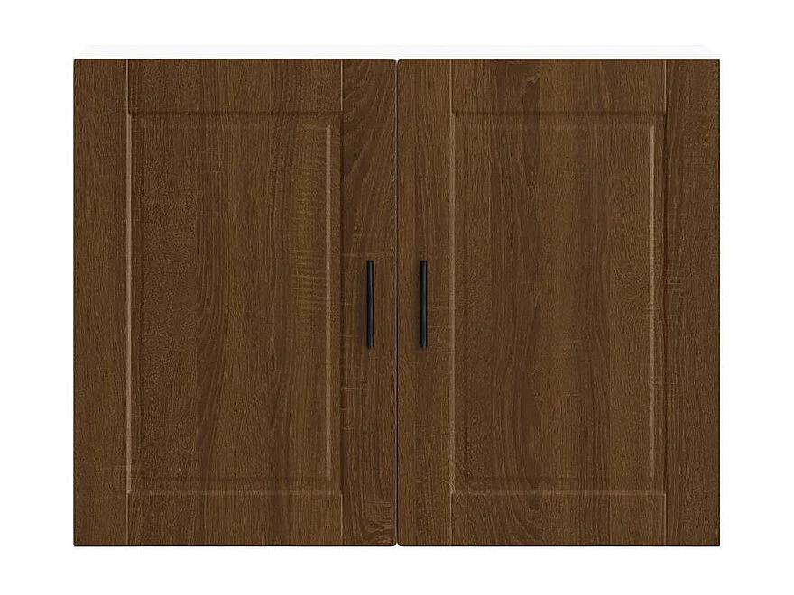 Armoire murale de cuisine Porto chêne marron bois d'ingénierie