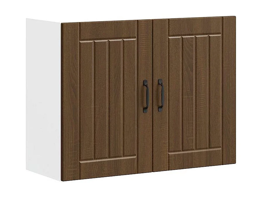 Armoire murale de cuisine Lucca chêne marron bois ingénierie