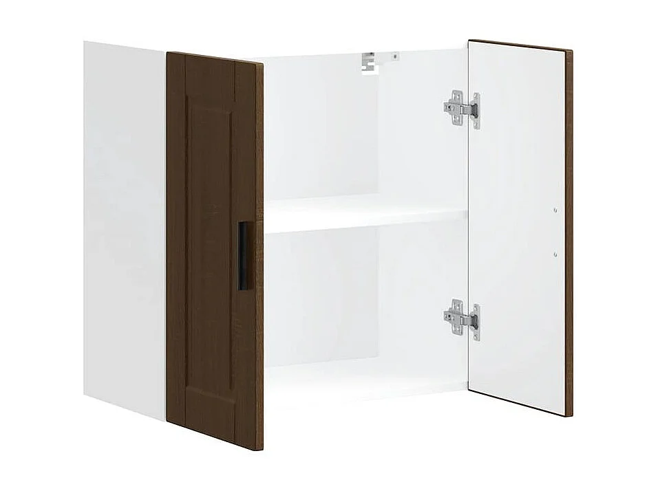 Armoire murale de cuisine Porto chêne marron bois d'ingénierie