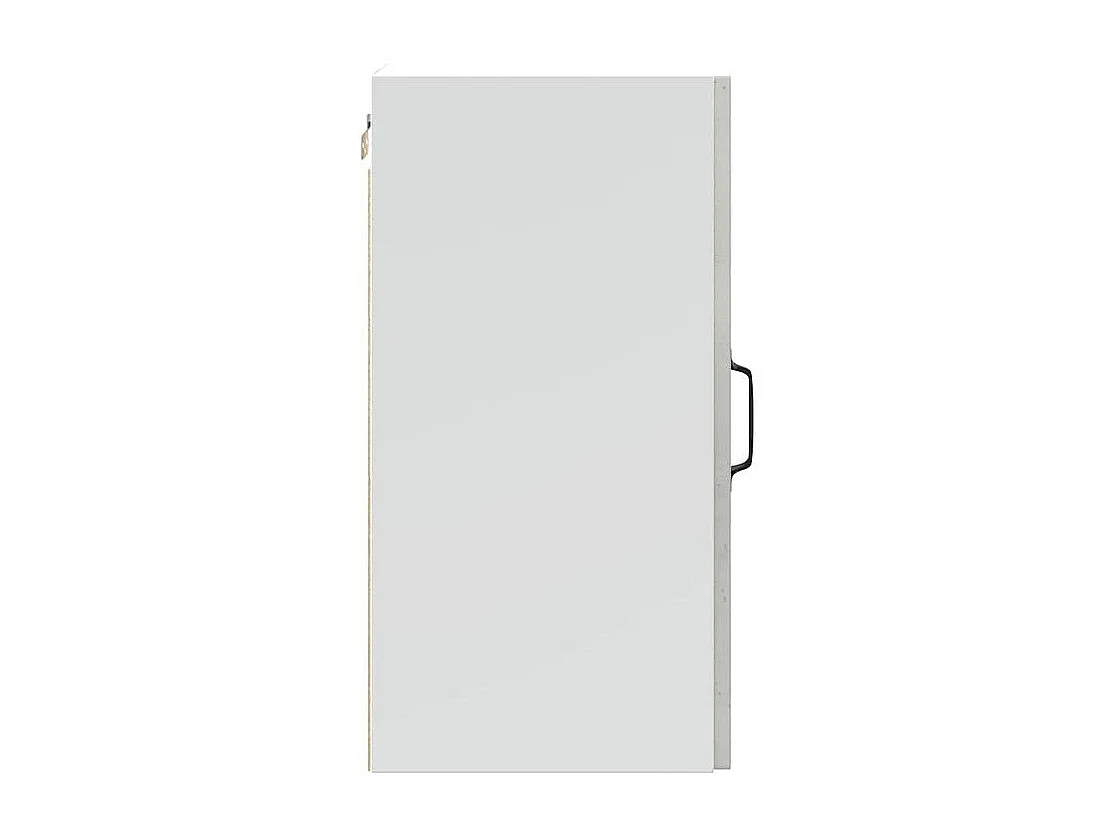 Armoire murale de cuisine Lucca gris béton bois ingénierie