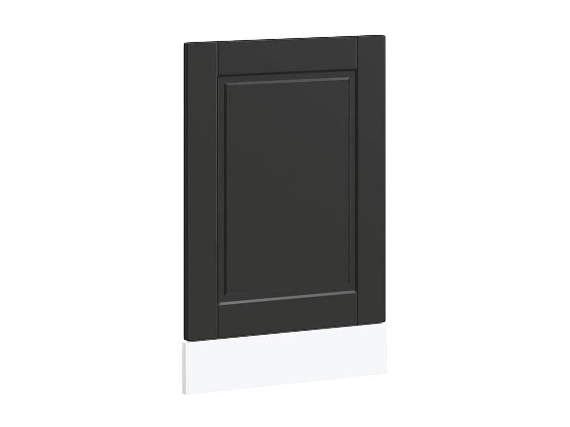 Panneau de lave-vaisselle Porto noir 45x1,5x67