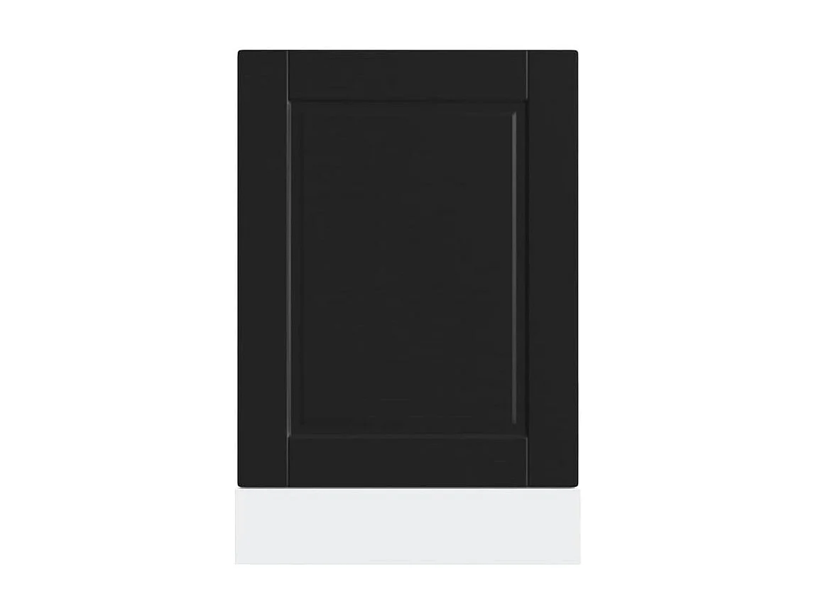 Panneau de lave-vaisselle Porto noir 45x1,5x67
