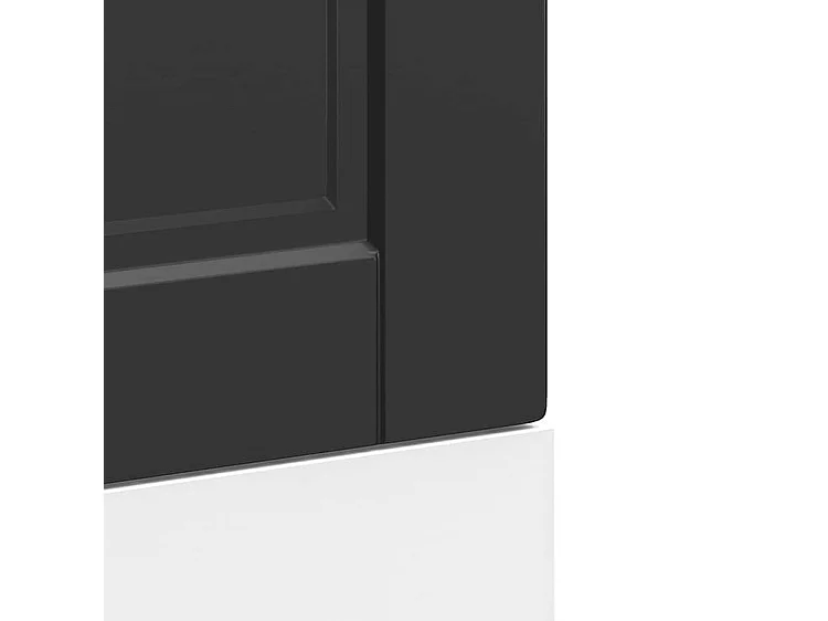 Panneau de lave-vaisselle Porto noir 45x1,5x67
