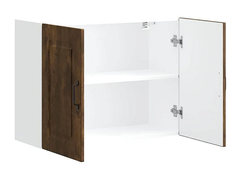 Armoire murale de cuisine Kalmar chêne fumé bois d'ingénierie