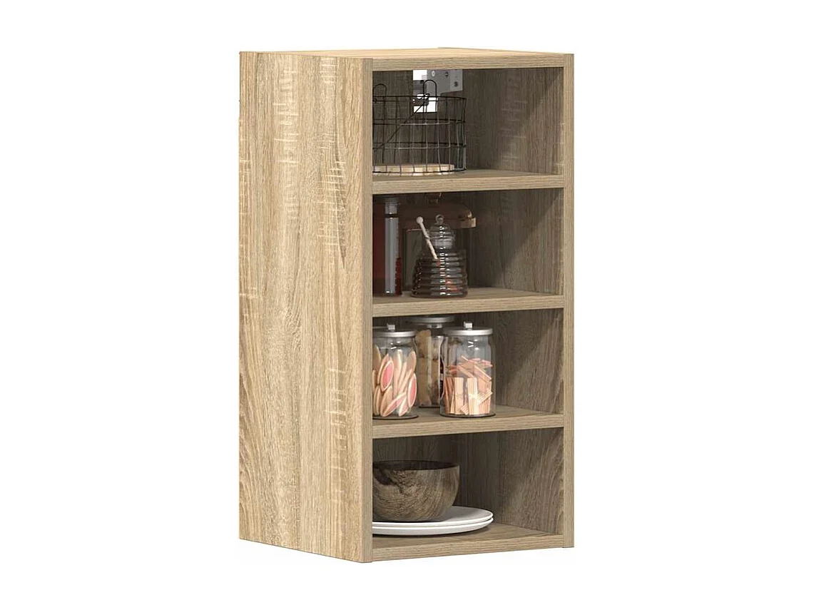 Armoire suspendue chêne sonoma 30x29,5x60 bois d'ingénierie