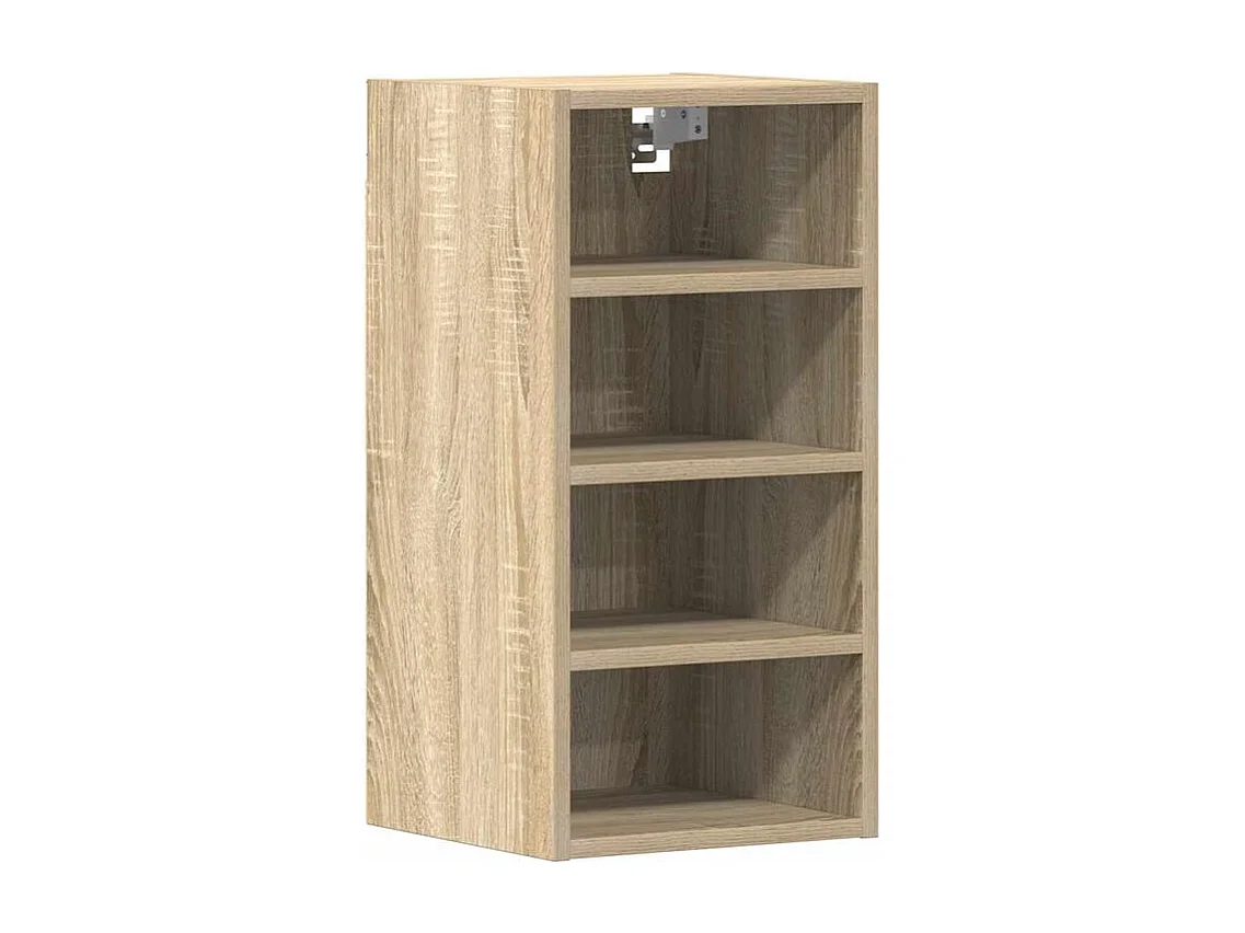 Armoire suspendue chêne sonoma 30x29,5x60 bois d'ingénierie