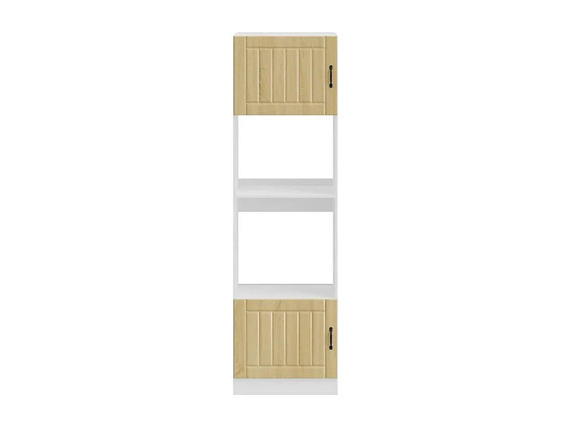 Armoire de four 2 pc Kalmar chêne sonoma bois d'ingénierie