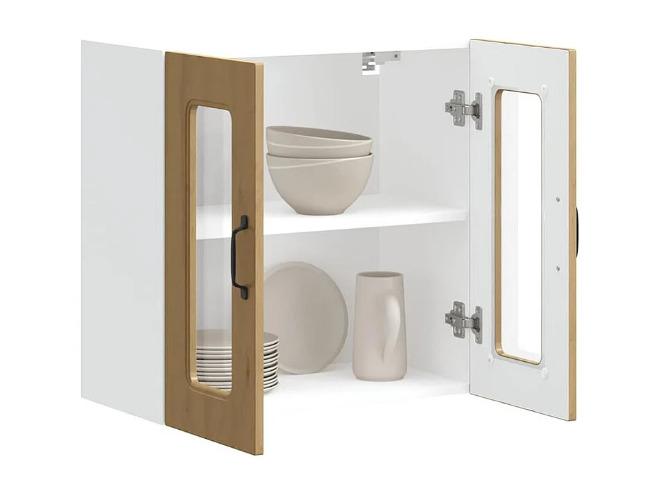 Armoire murale de cuisine avec porte en verre Kalmar