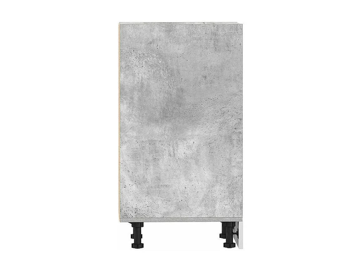 Armoire de plancher gris béton 20x44,5x81,5 bois d’ingénierie