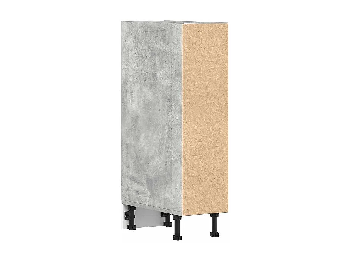 Armoire de plancher gris béton 20x44,5x81,5 bois d’ingénierie