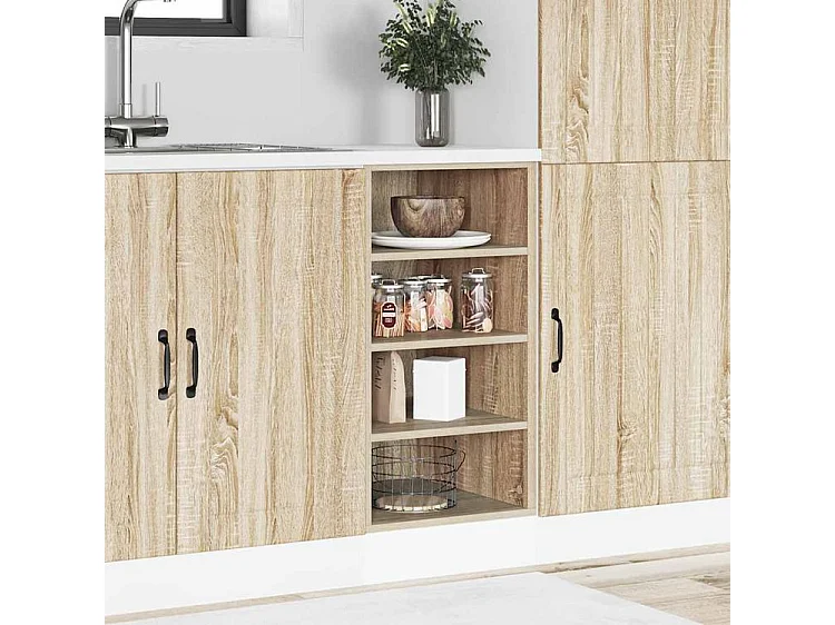 Armoire base chêne sonoma 40x44,5x81,5 bois d’ingénierie