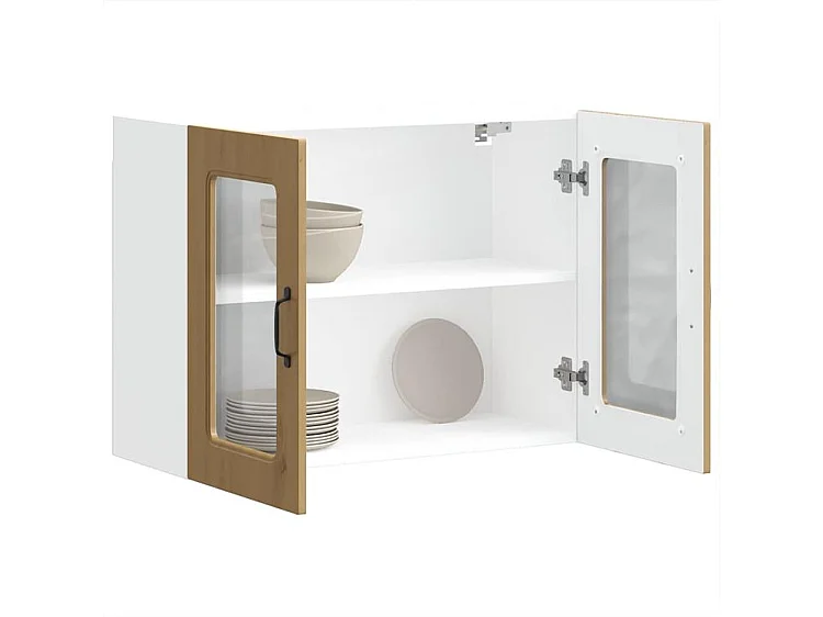 Armoire murale de cuisine avec porte en verre Kalmar
