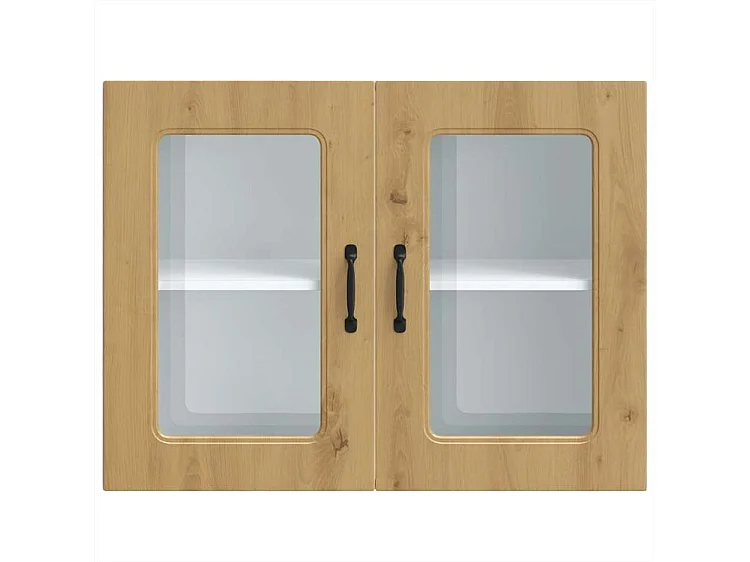 Armoire murale de cuisine avec porte en verre Kalmar