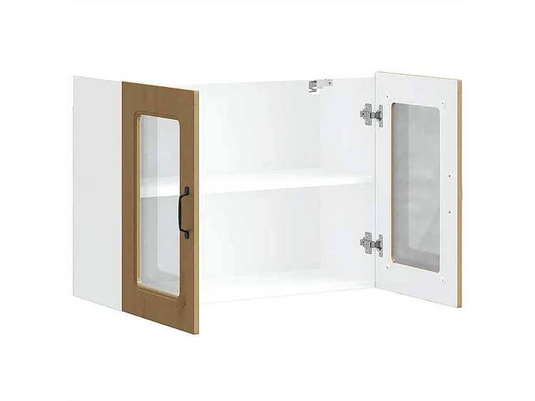 Armoire murale de cuisine avec porte en verre Kalmar