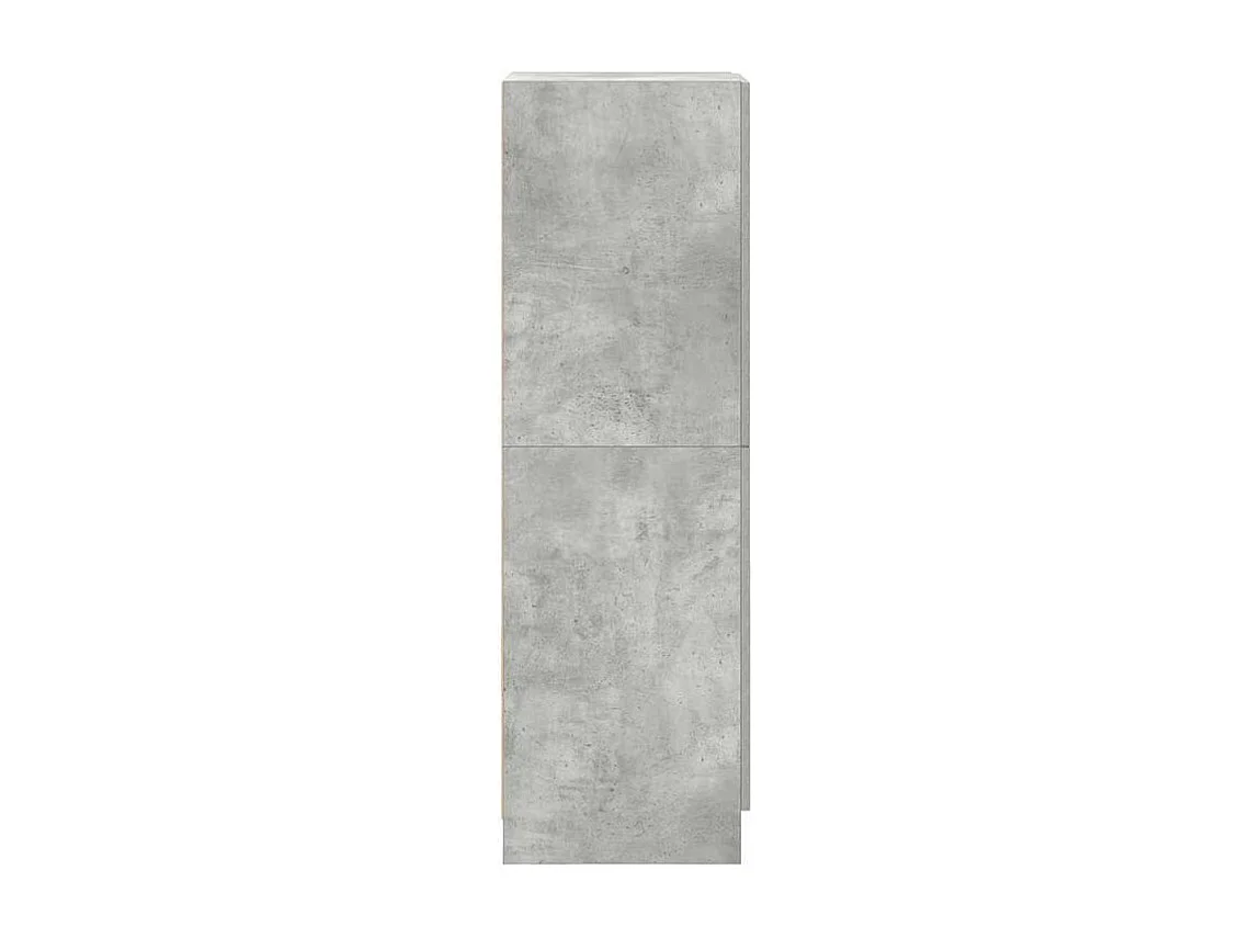 Armoire de cuisine gris béton 38x41,5x131,5 bois ingénierie