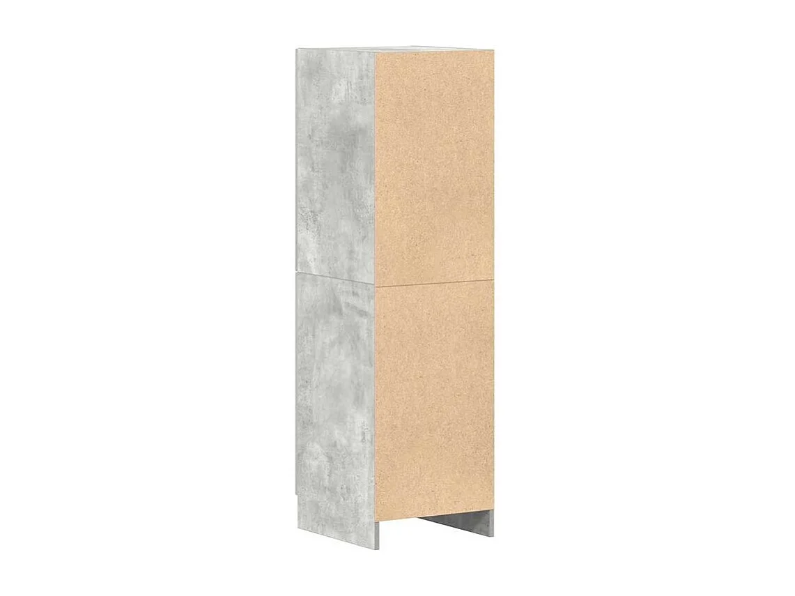 Armoire de cuisine gris béton 38x41,5x131,5 bois ingénierie
