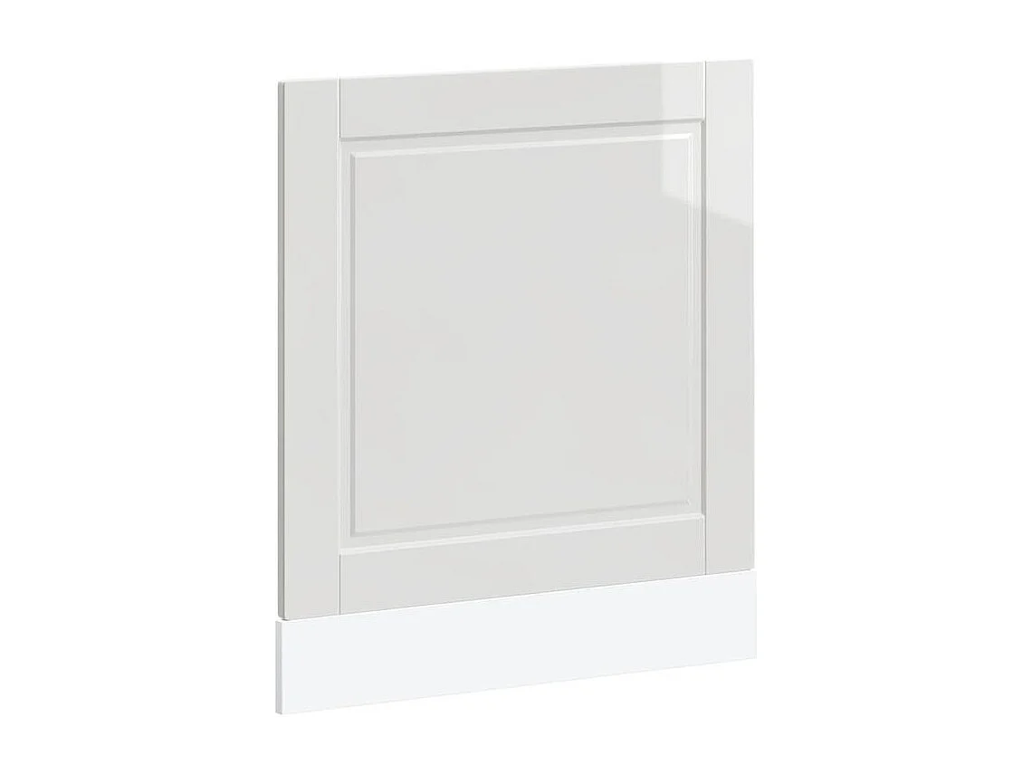 Panneau de lave-vaisselle Porto blanc brillant 60x1,5x67