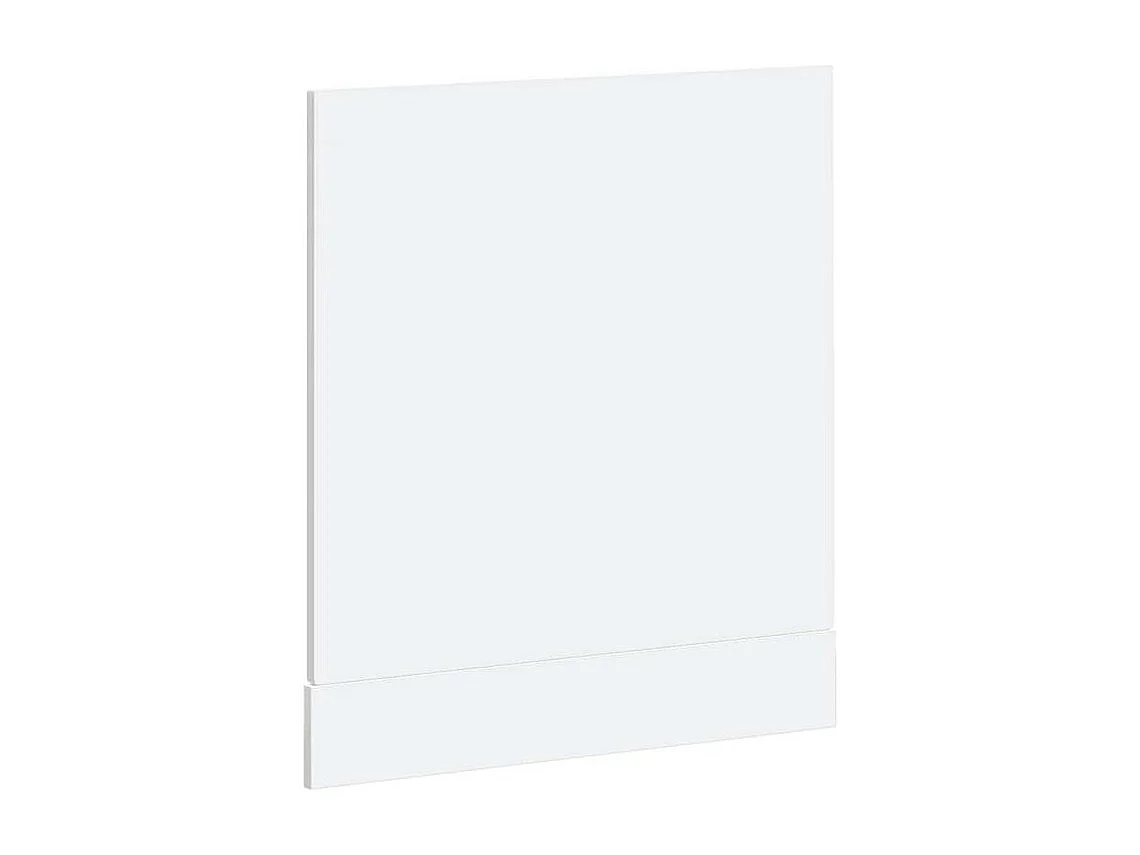 Panneau de lave-vaisselle Porto blanc brillant 60x1,5x67