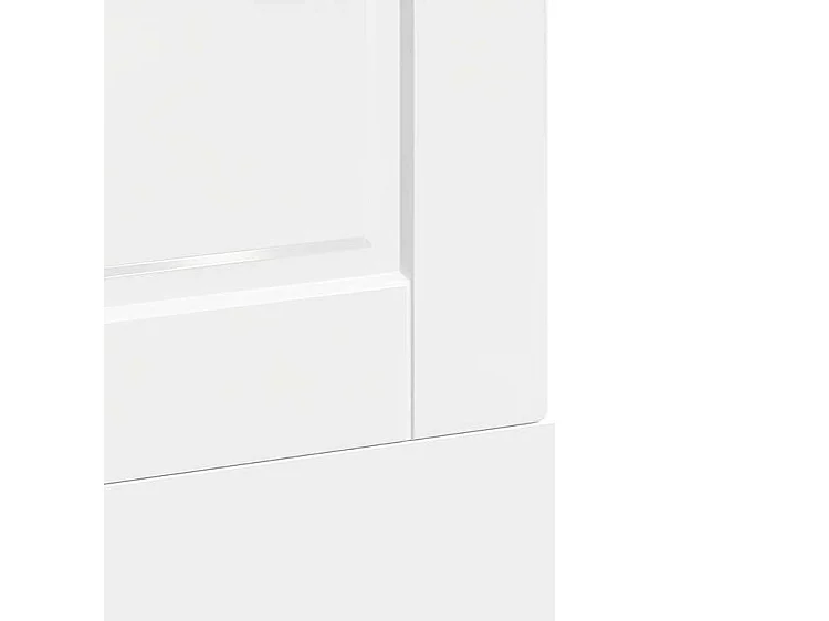 Panneau de lave-vaisselle Porto blanc brillant 60x1,5x67