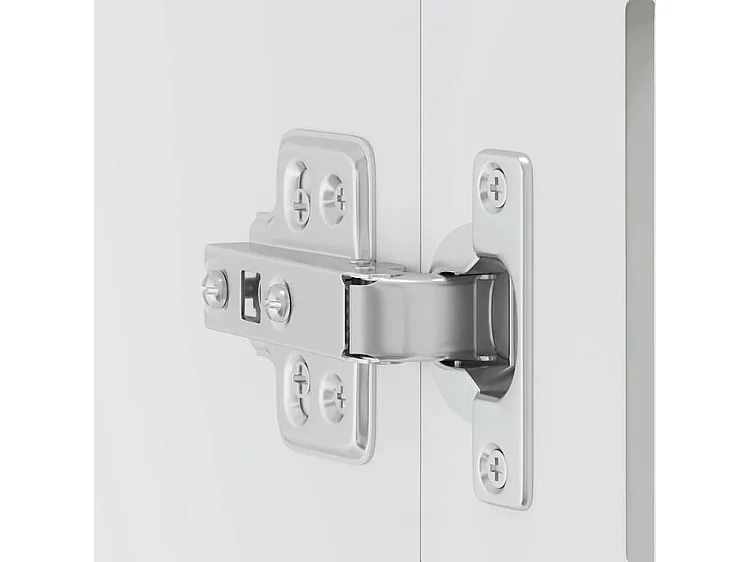 Armoire murale de cuisine avec porte en verre Porto blanc