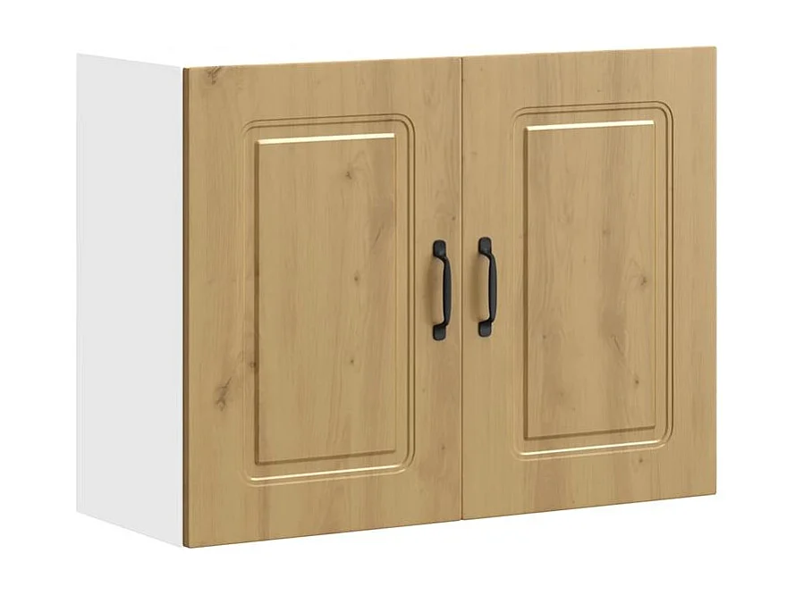 Armoire murale cuisine Kalmar chêne artisanal bois d'ingénierie