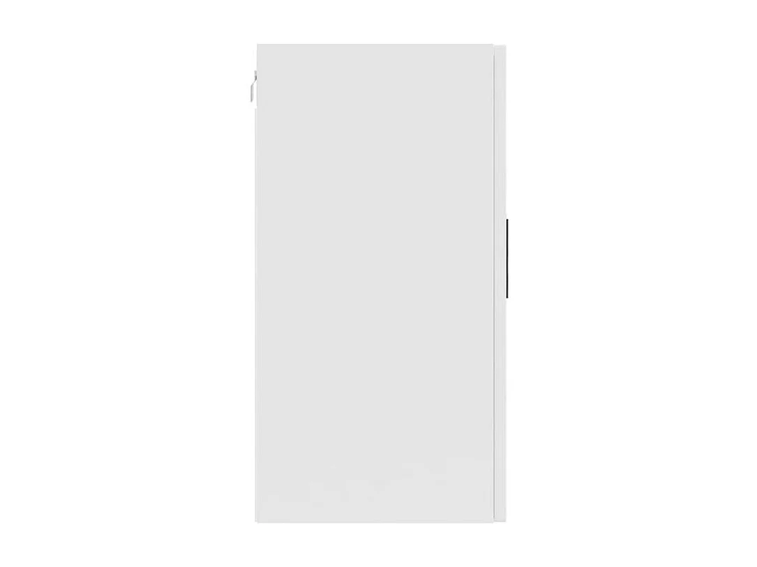 Armoire murale de cuisine Porto blanc brillant bois ingénierie