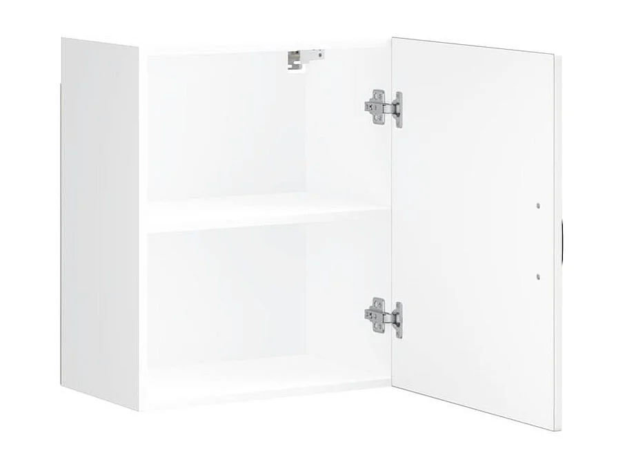 Armoire murale de cuisine Kalmar blanc bois d'ingénierie