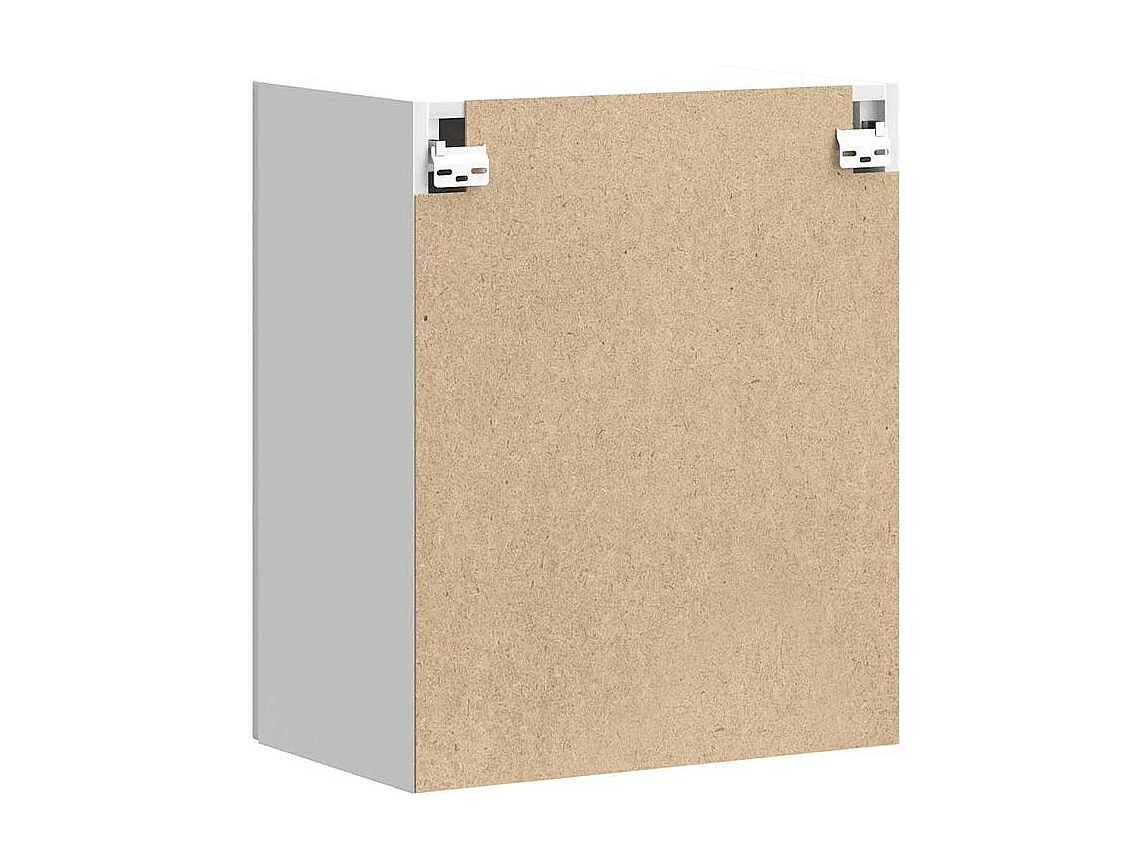 Armoire murale de cuisine Kalmar blanc bois d'ingénierie