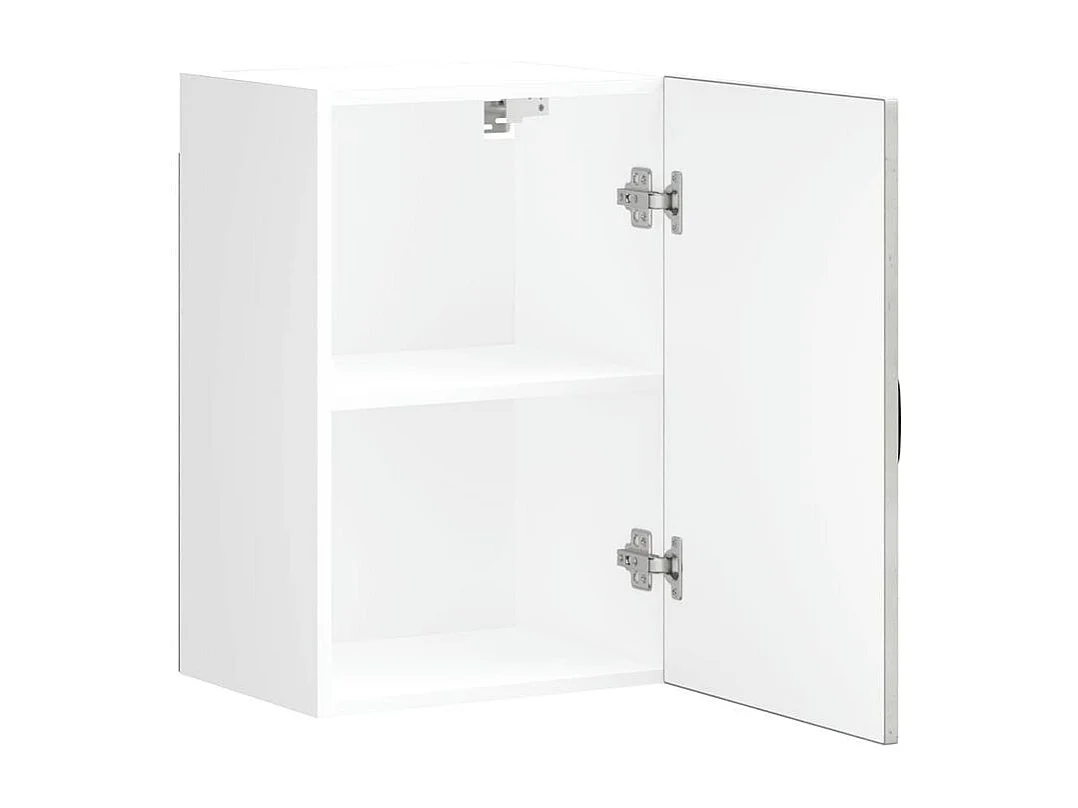 Armoire murale de cuisine Kalmar gris béton bois d'ingénierie