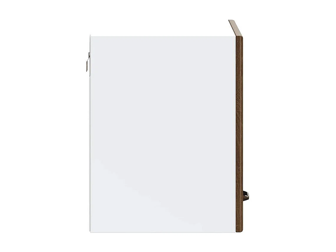 Armoire murale de cuisine Kalmar chêne marron bois d'ingénierie