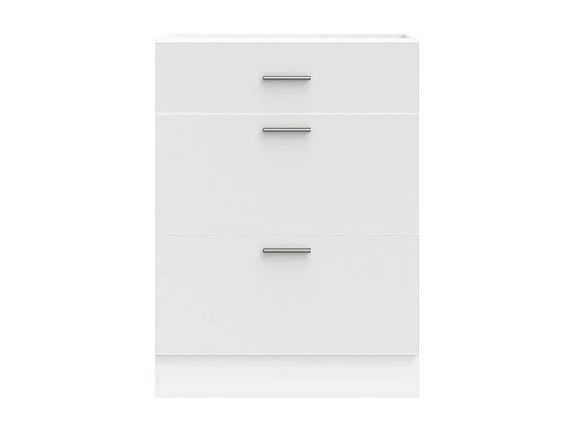 Armoire de cuisine blanc bois d'ingénierie