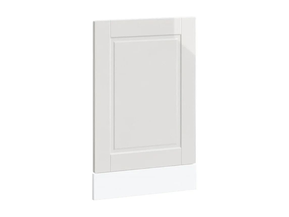 Panneau de lave-vaisselle Porto blanc brillant 45x1,5x67