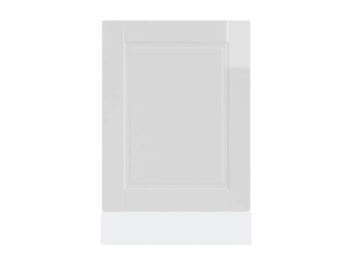 Panneau de lave-vaisselle Porto blanc brillant 45x1,5x67
