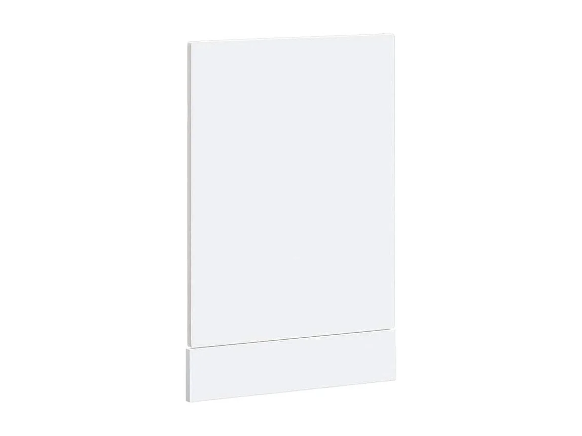 Panneau de lave-vaisselle Porto blanc brillant 45x1,5x67