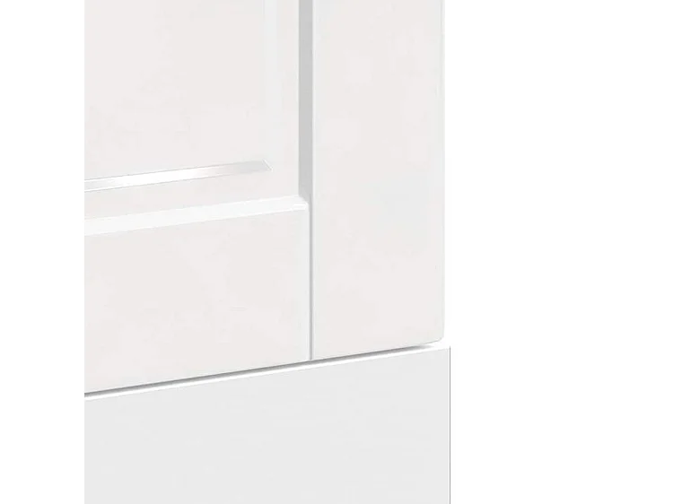 Panneau de lave-vaisselle Porto blanc brillant 45x1,5x67
