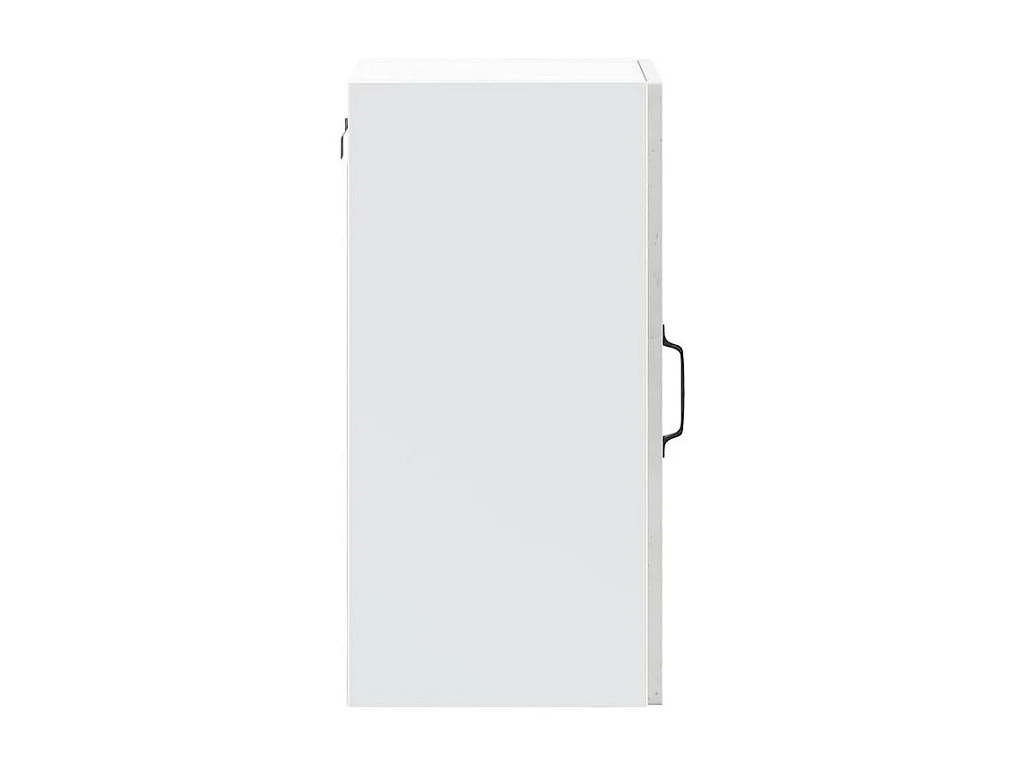 Armoire murale de cuisine avec porte en verre Porto gris béton