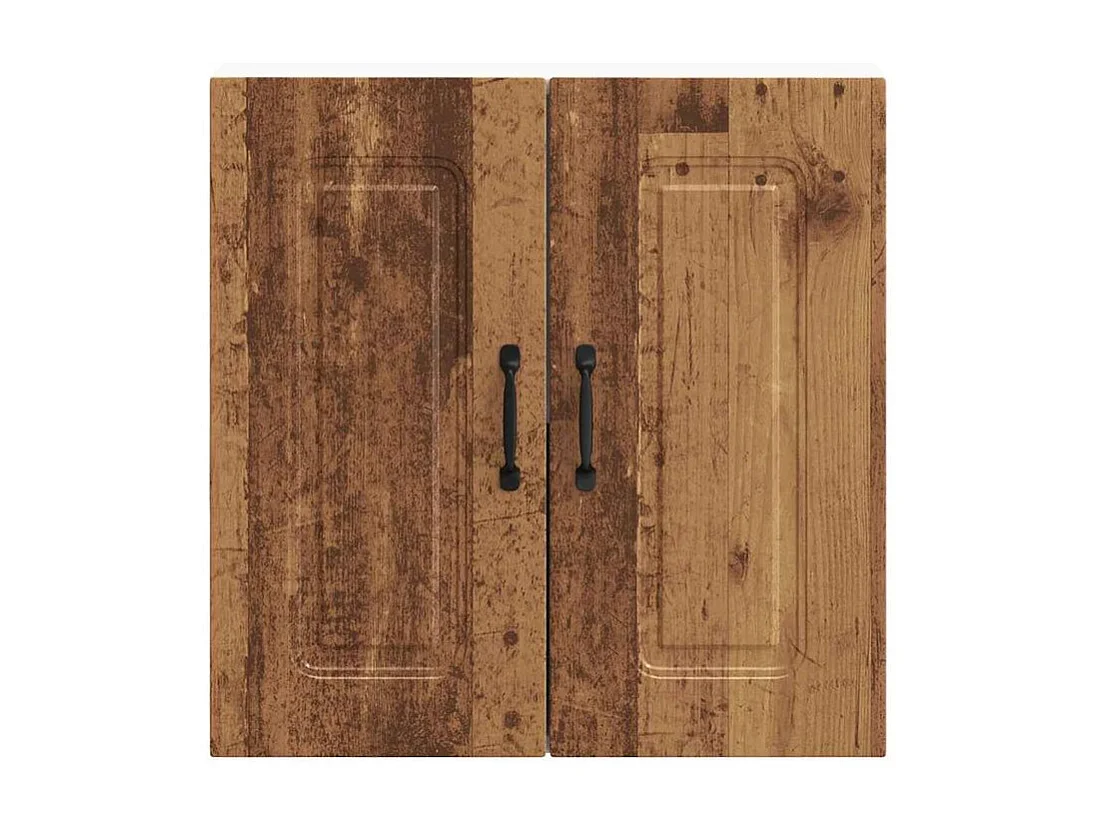 Armoire murale de cuisine Kalmar vieux bois bois d'ingénierie