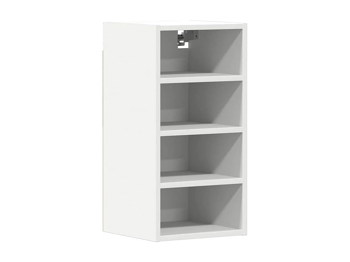 Armoire suspendue blanc 30x29,5x60 bois d'ingénierie