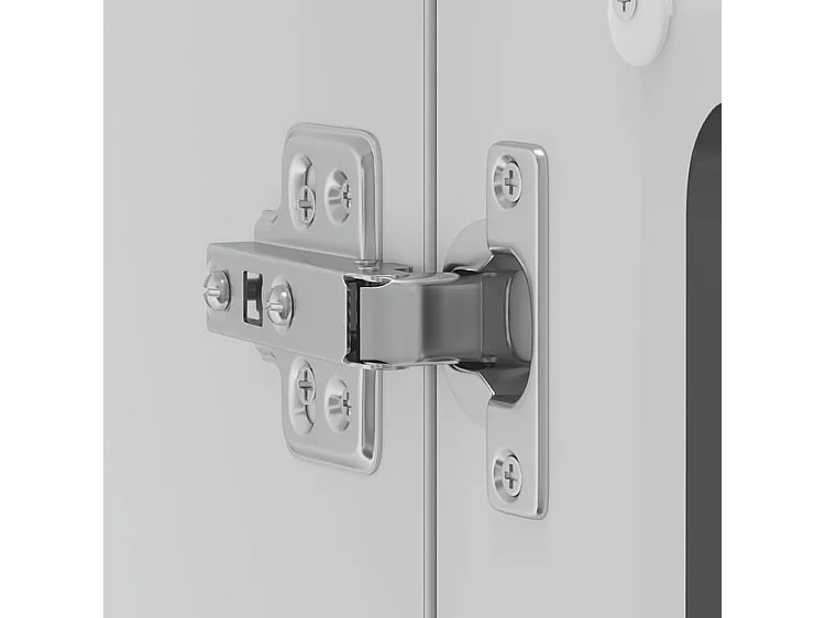 Armoire murale de cuisine avec porte en verre Kalmar noir
