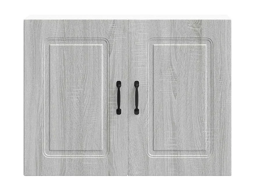 Armoire murale de cuisine Kalmar sonoma gris bois d'ingénierie