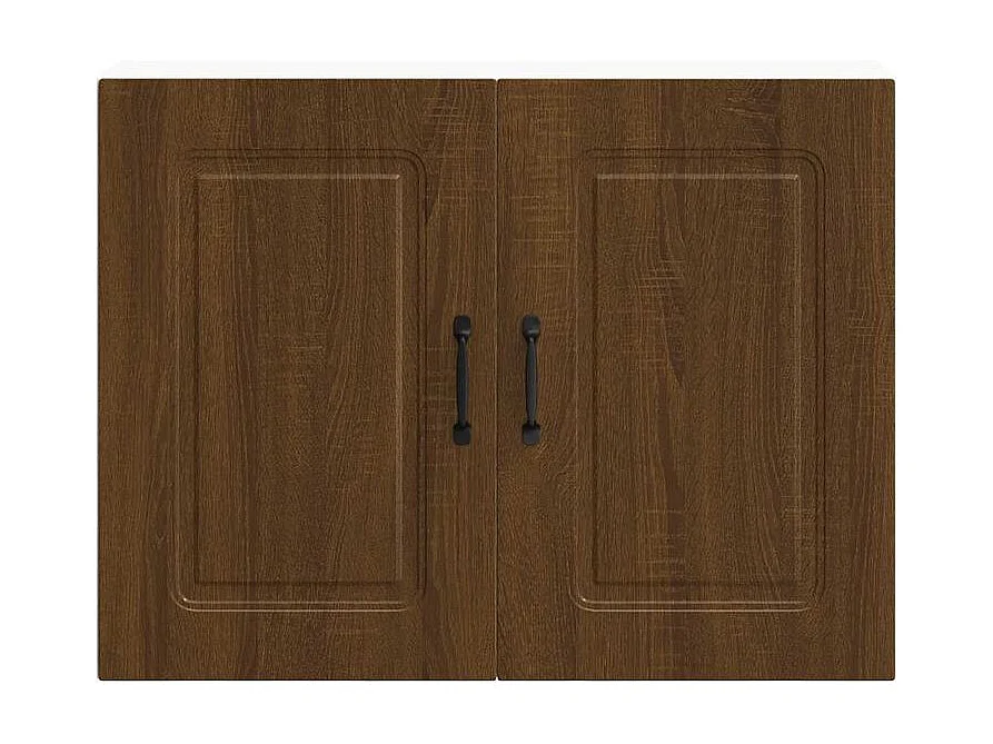Armoire murale de cuisine Kalmar chêne marron bois d'ingénierie