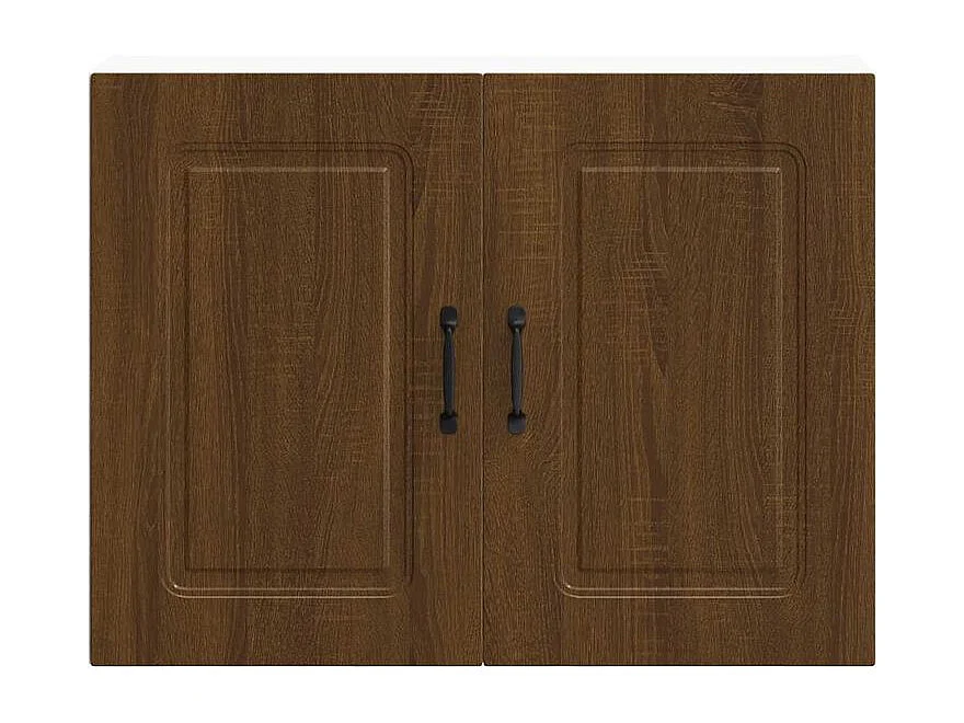 Armoire murale de cuisine Kalmar chêne marron bois d'ingénierie