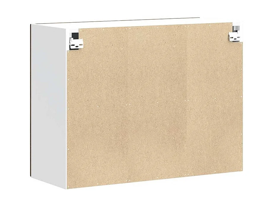 Armoire murale de cuisine Kalmar chêne marron bois d'ingénierie