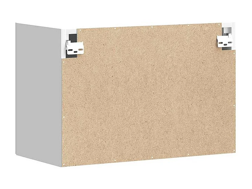 Armoire murale de cuisine Lucca blanc bois d'ingénierie
