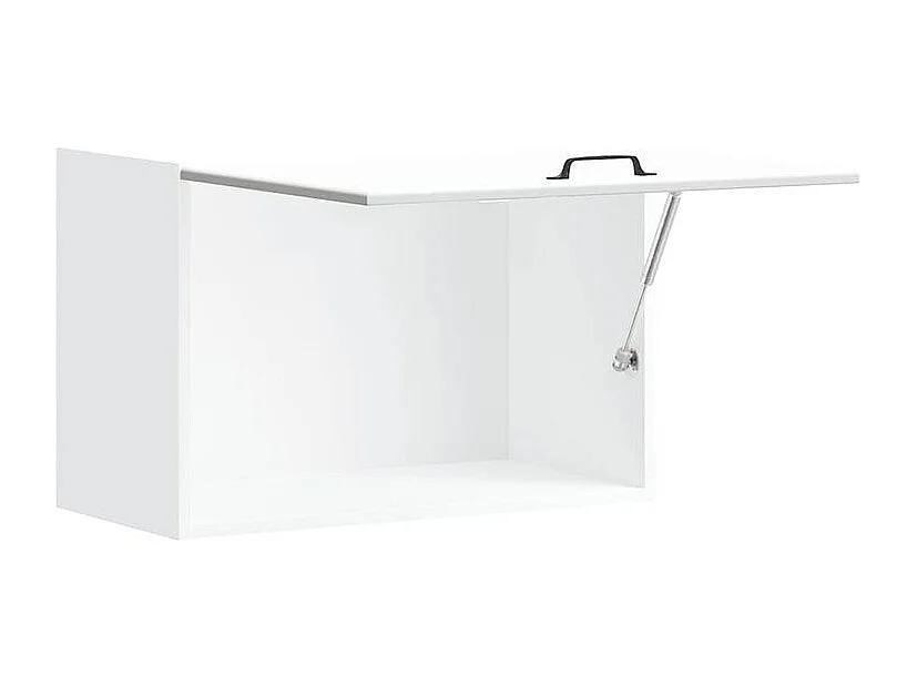 Armoire murale de cuisine Lucca blanc bois d'ingénierie