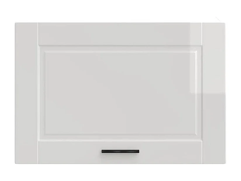 Armoire murale de cuisine Porto blanc brillant bois ingénierie