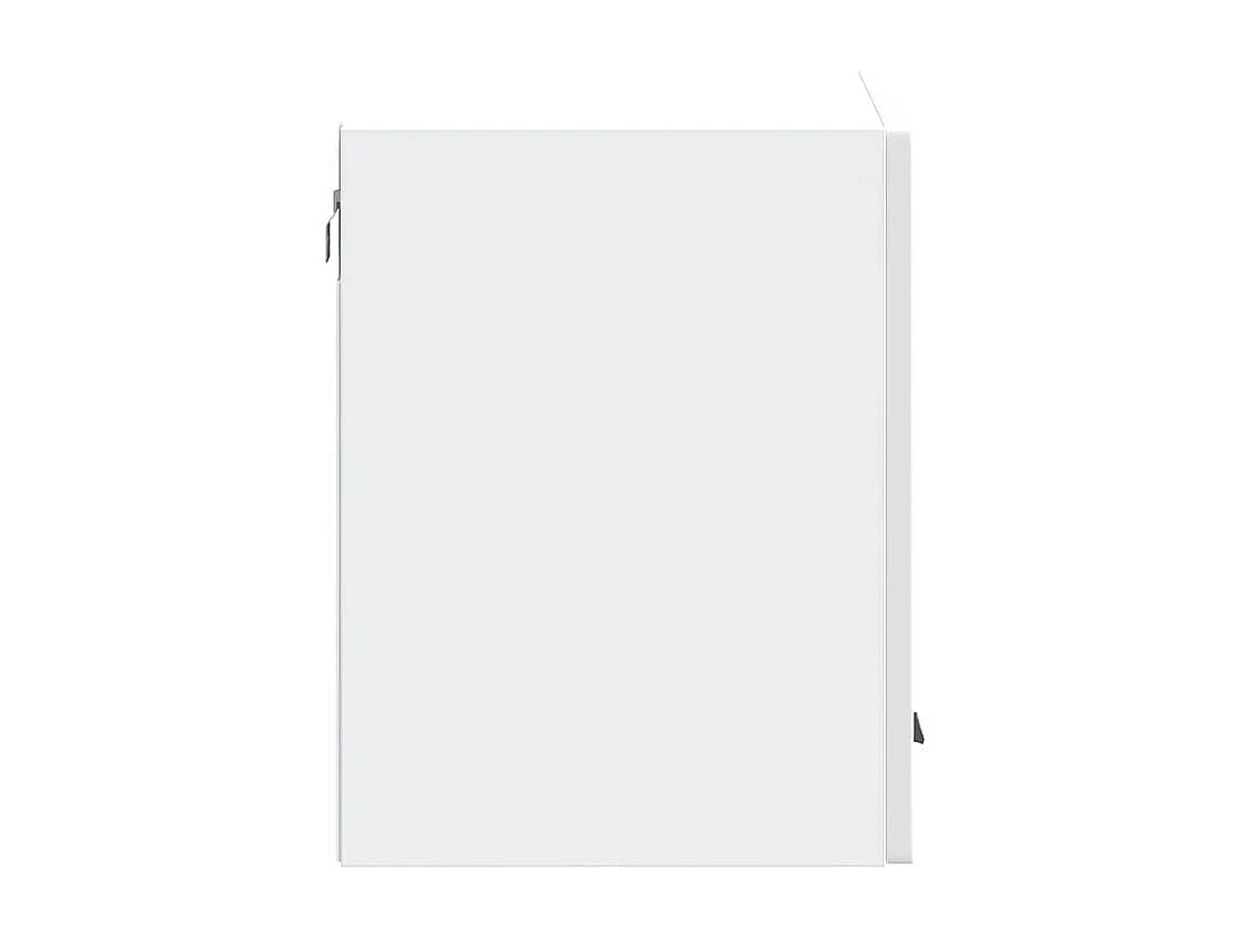 Armoire murale de cuisine Porto blanc brillant bois ingénierie